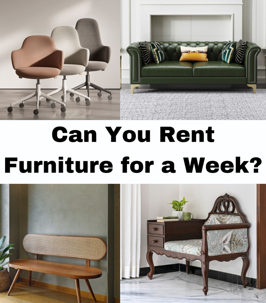 Can You Rent Furniture for a Week