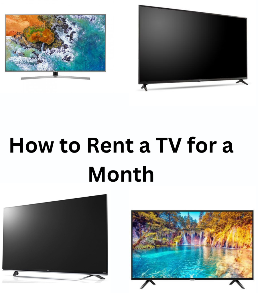 How to Rent a TV for a Month