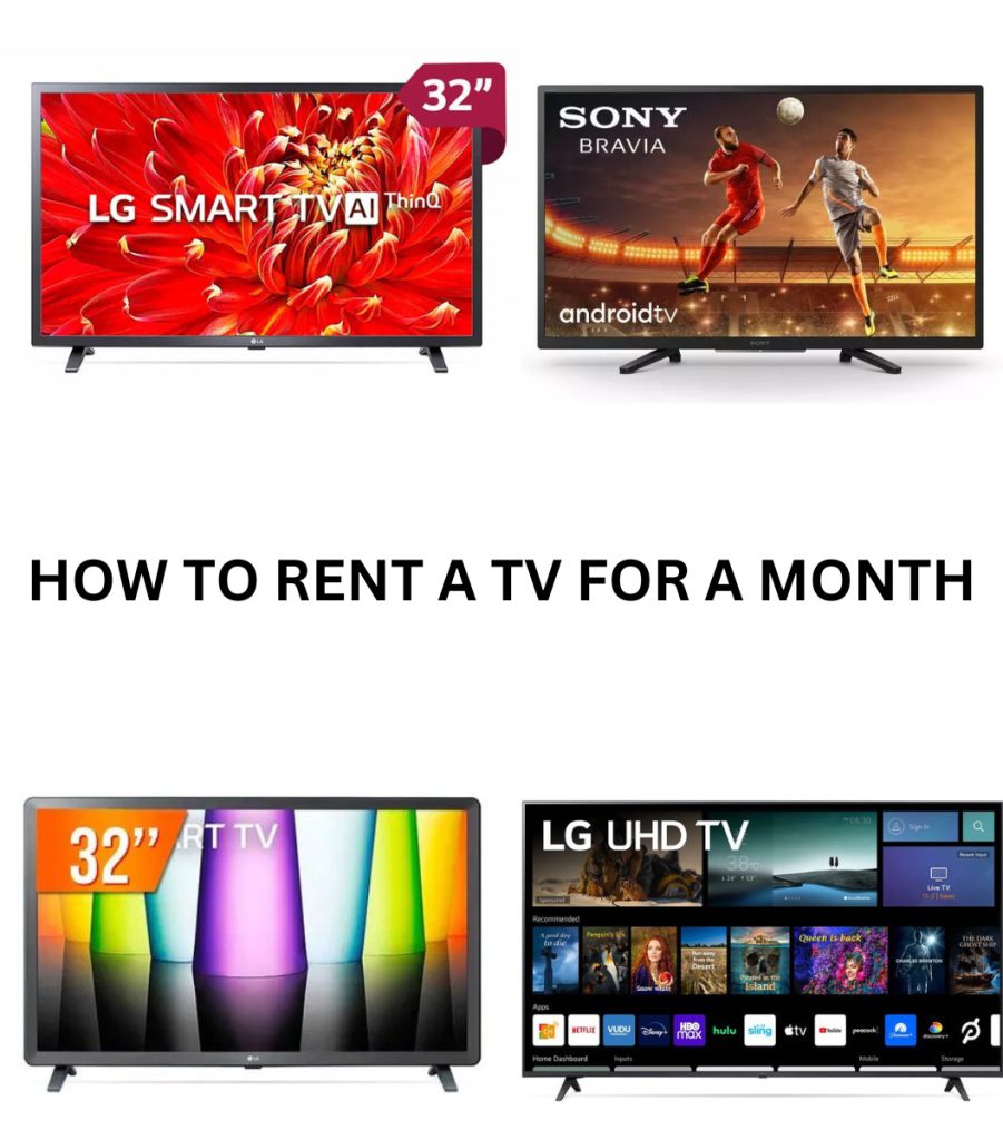 How to Rent a TV for a Month