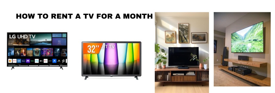 How to rent a tv for month