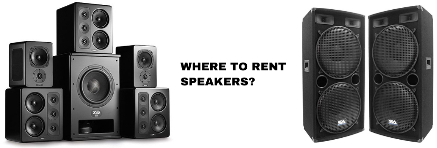 Where to Rent Speakers