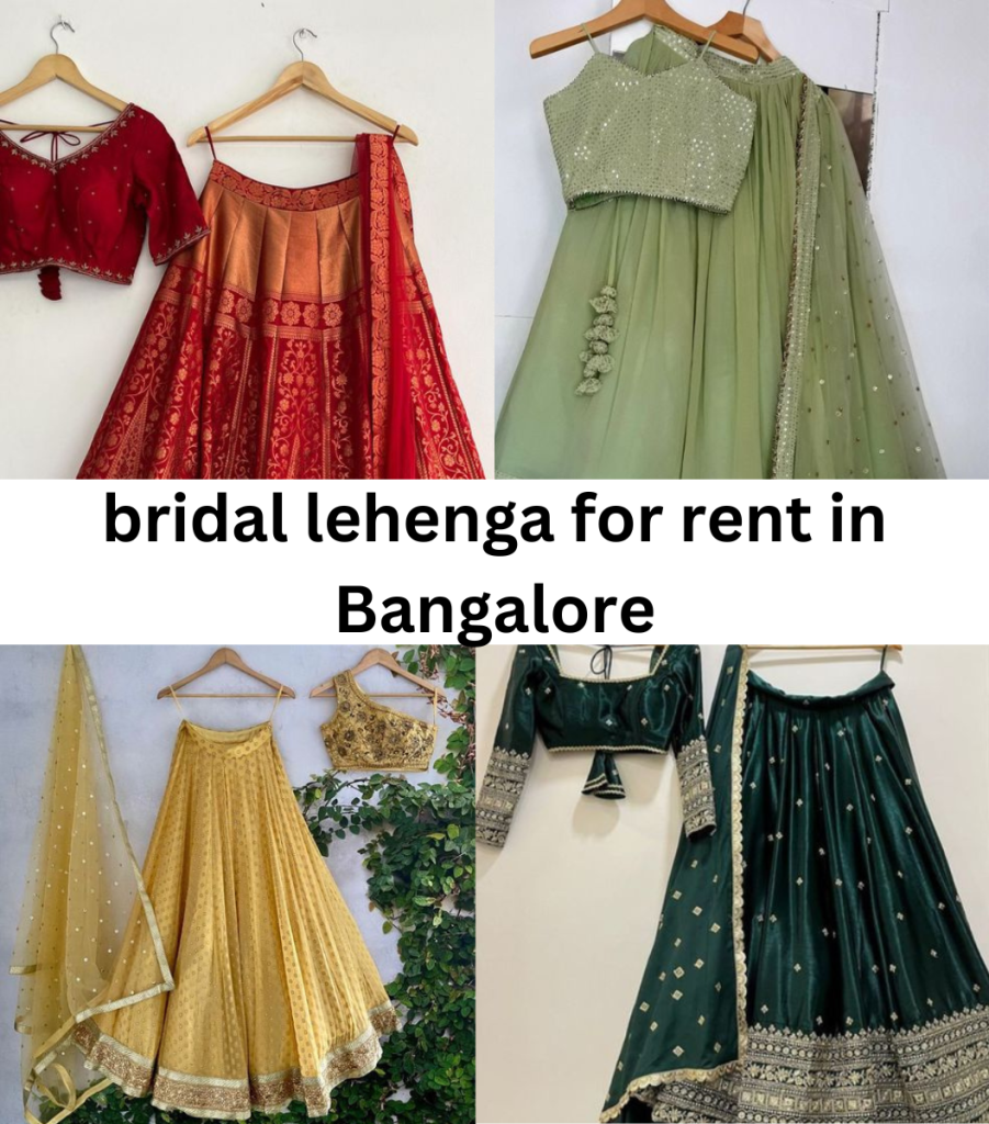 Bridal lehenga for Rent in Bangalore