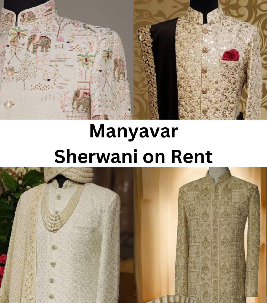 Manyavar Sherwani on Rent