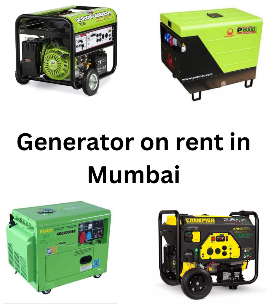 Generator on rent in Mumbai