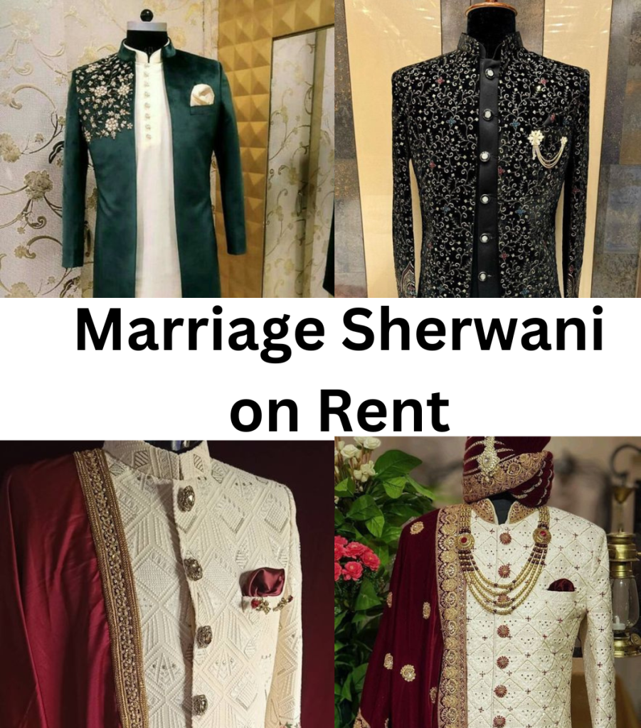 marriage sherwani on rent