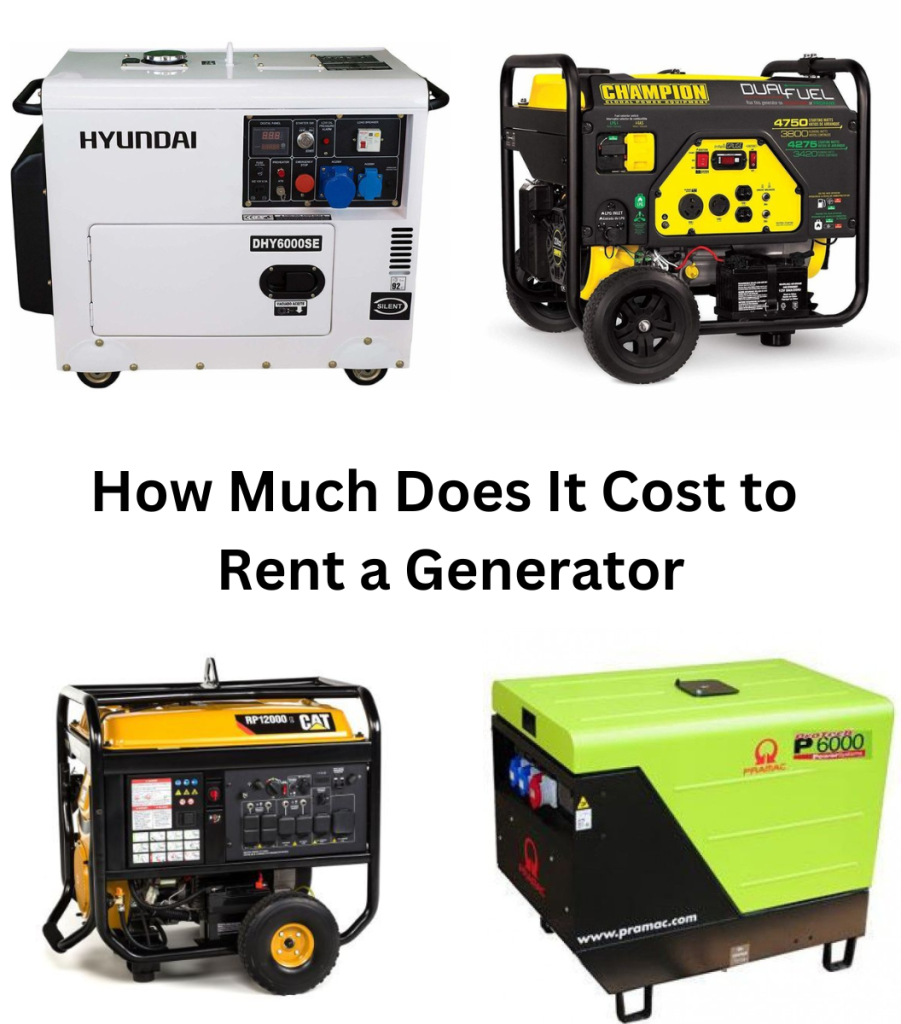 How Much Does It Cost to Rent a Generator