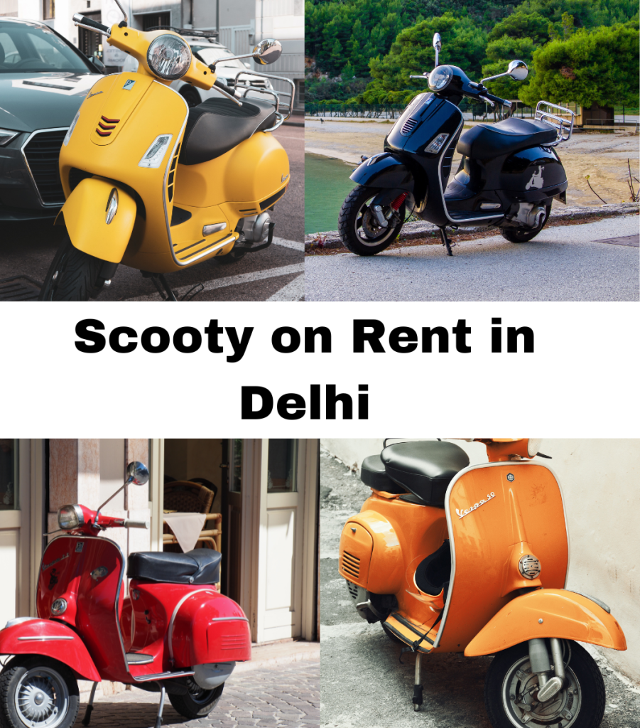 Scooty on Rent in Delhi