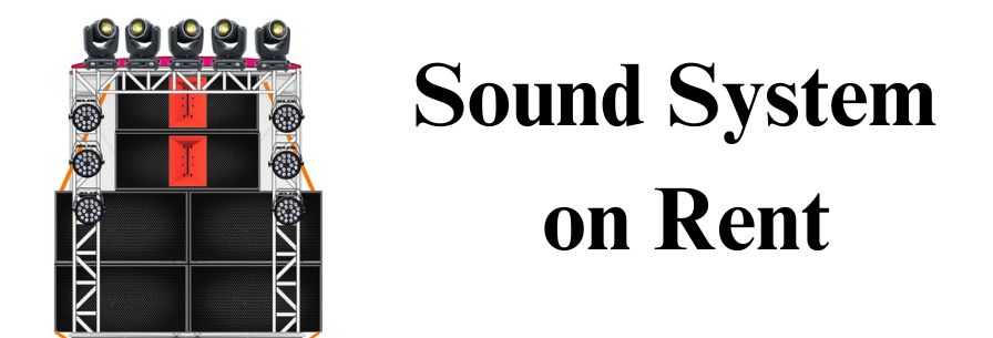 sound system on rent