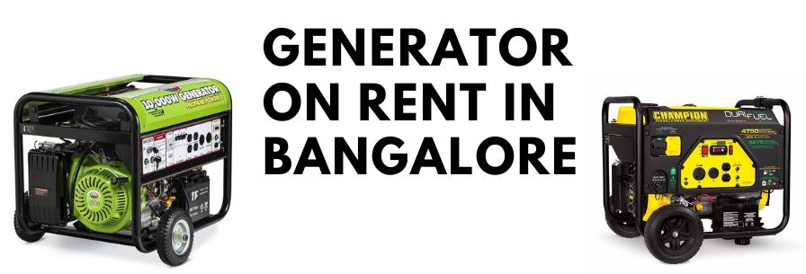 Generator on Rent in Bangalore