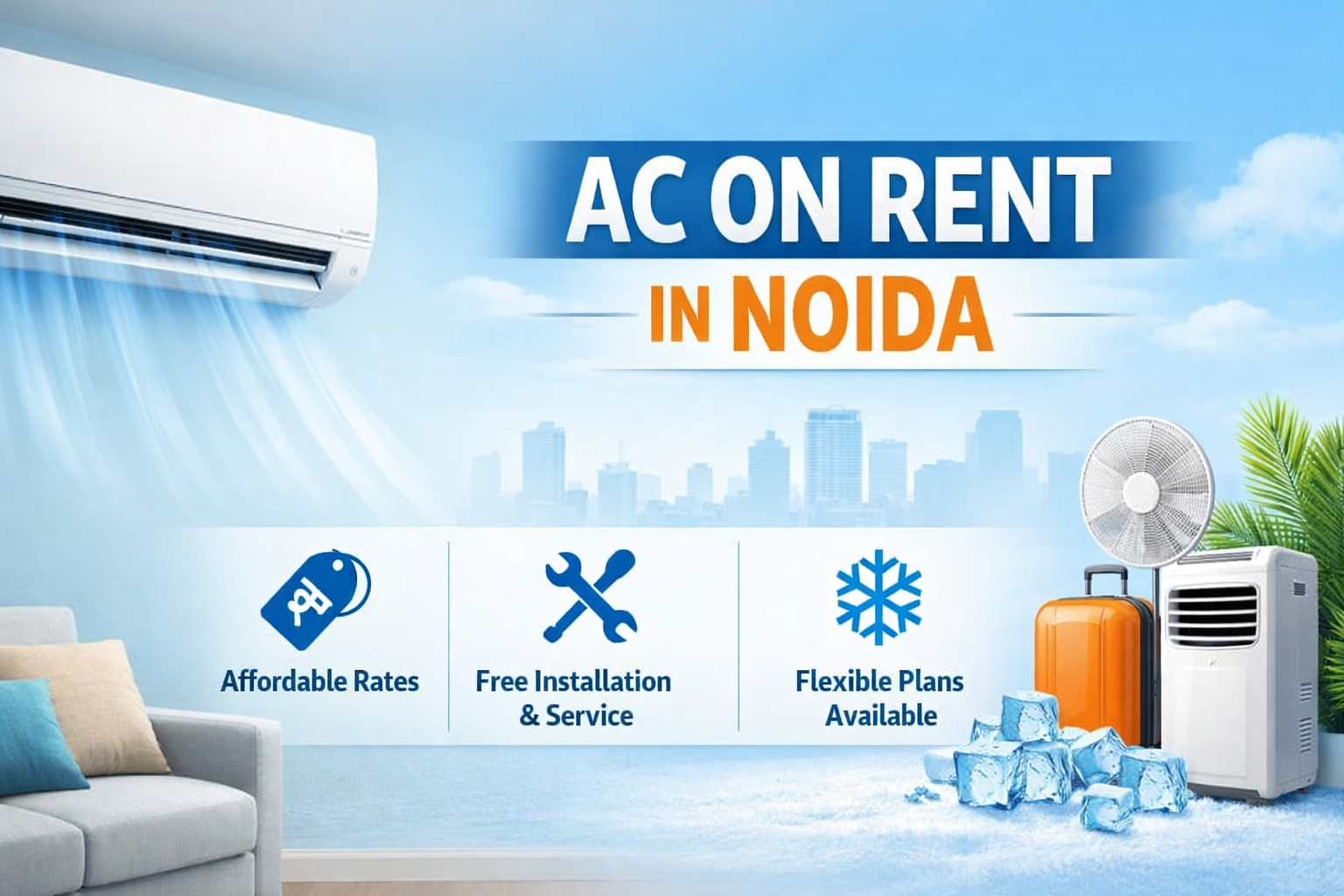 AC on Rent in noida
