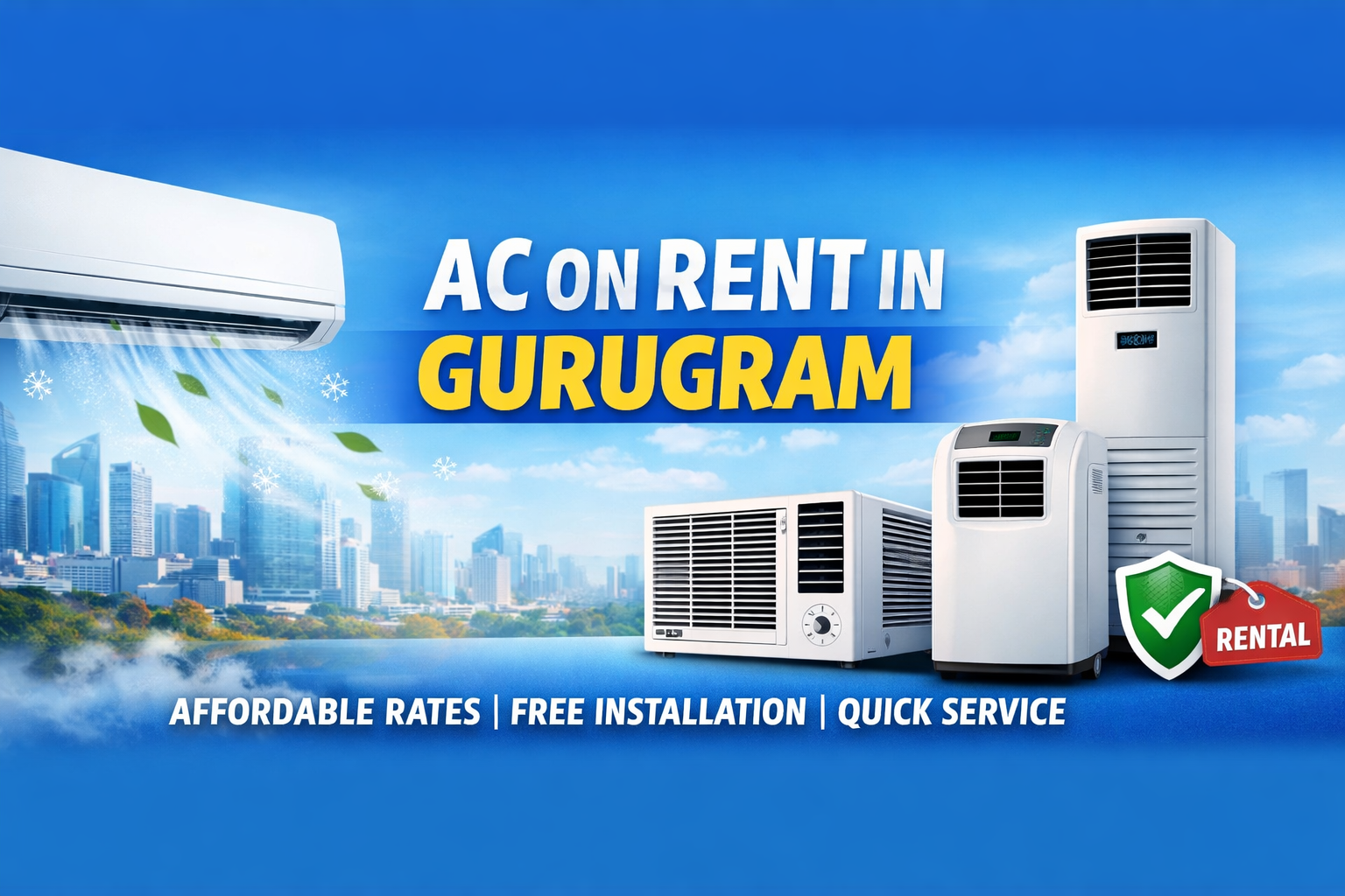 AC on Rent in gurugram