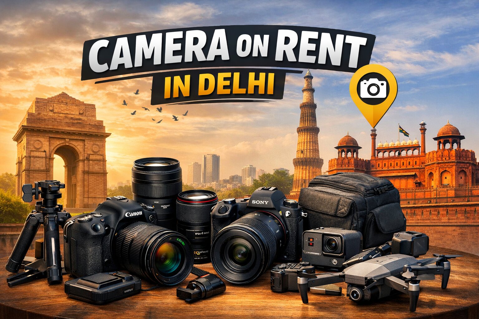 Camera on Rent in Delhi