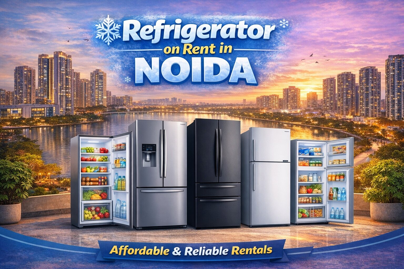 Refrigerator on Rent in Noida