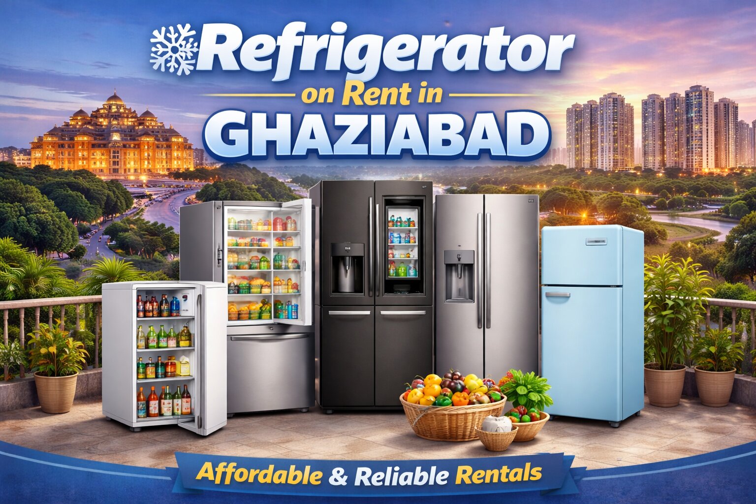 Refrigerator on Rent in Ghaziabad