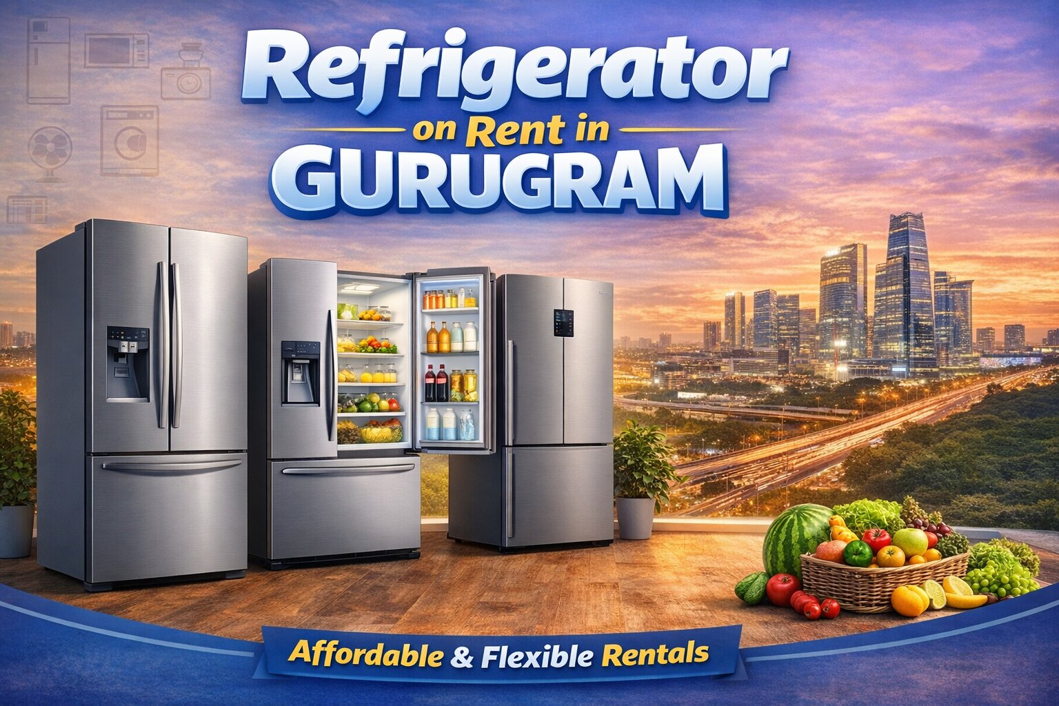 Refrigerator on Rent in Gurugram