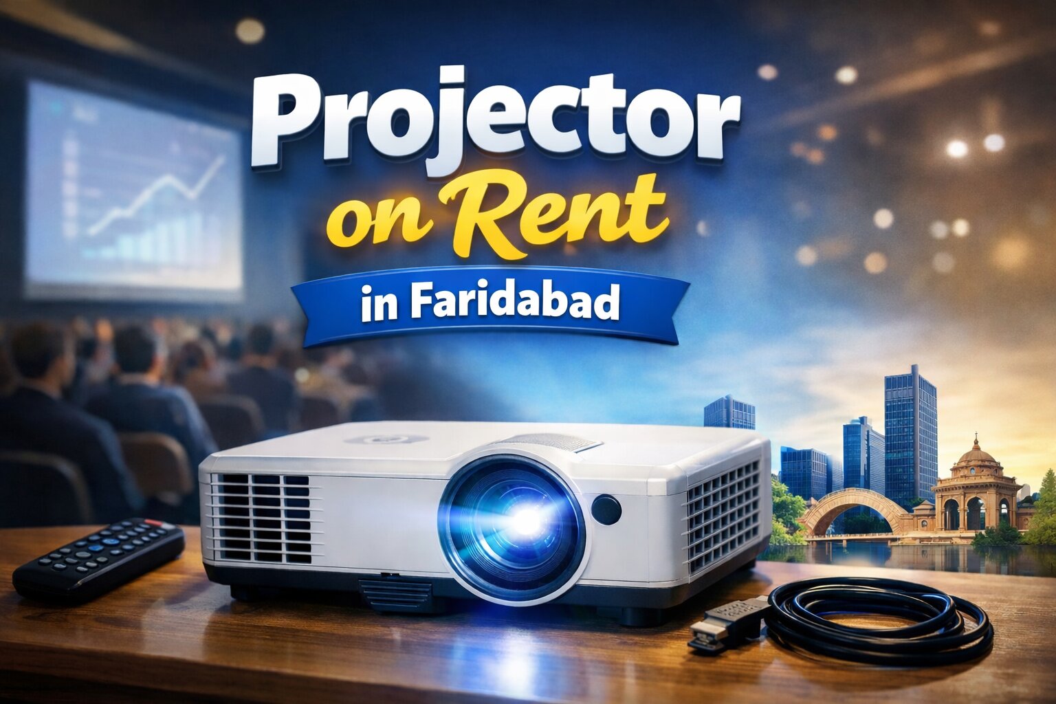 Projector on Rent in Faridabad