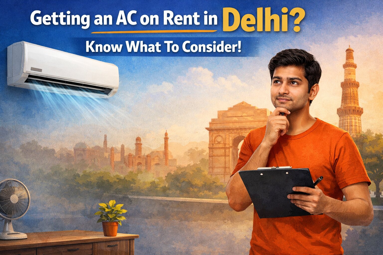 Getting an AC on rent in Delhi? Know What To Consider!