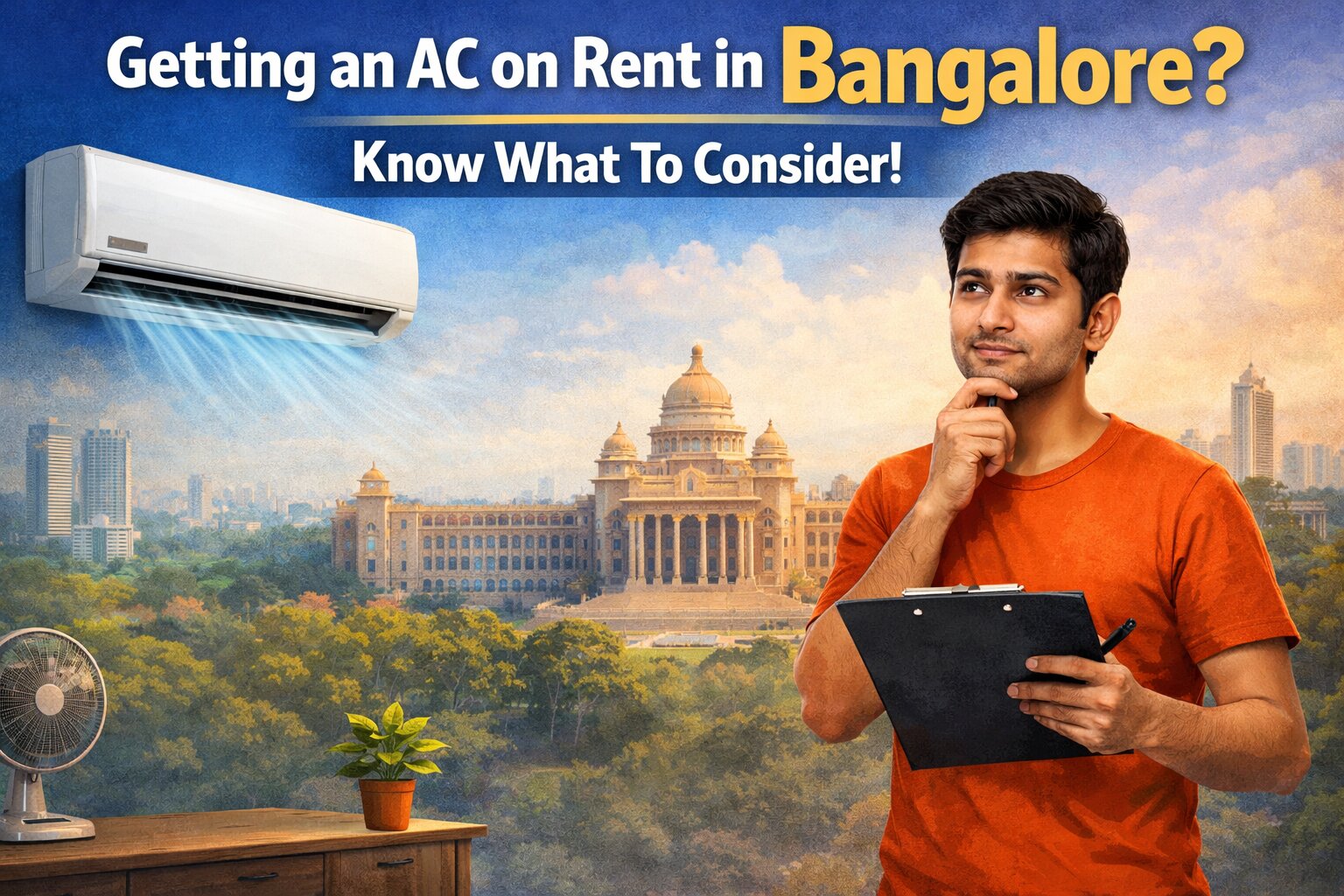 Getting an AC on rent in Bangalore? Know What To Consider!