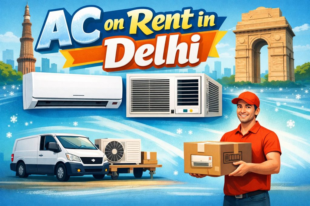 AC on rent in Delhi