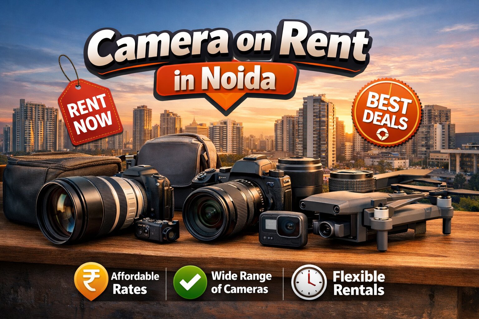 Camera on Rent in Noida