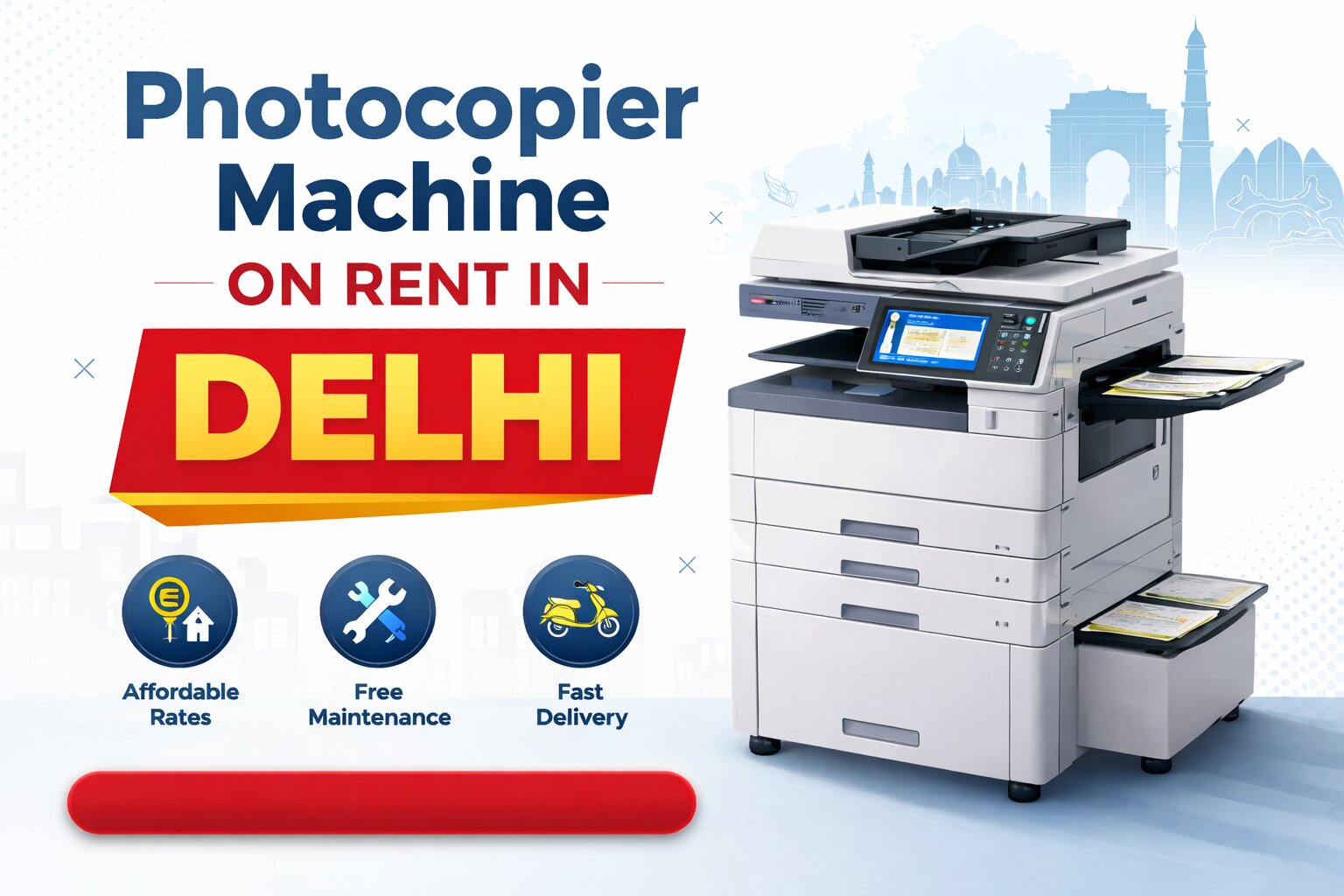 Photocopier Machine on Rent in Delhi