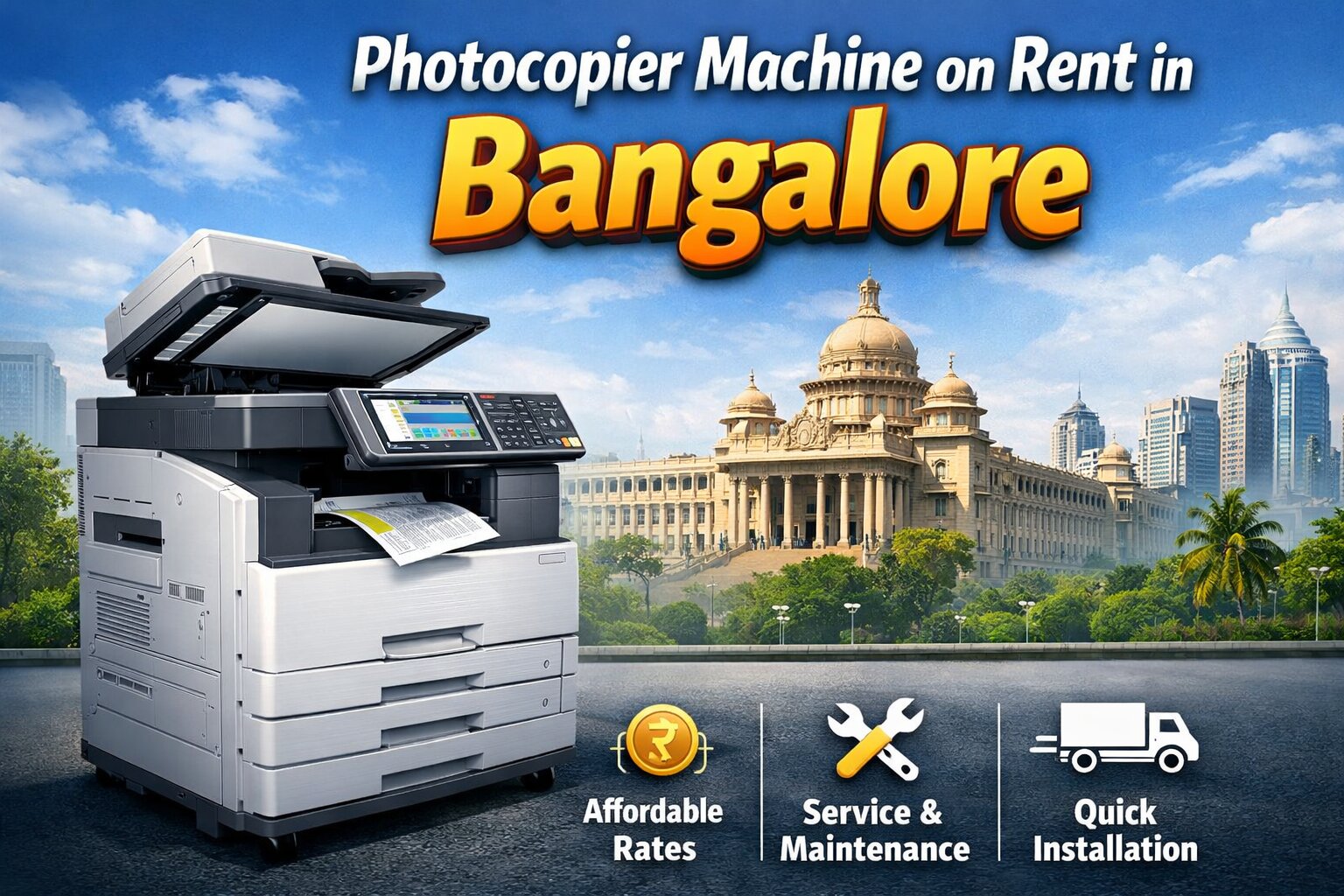 Photocopier Machine on Rent in Bangalore